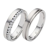 Rauschmayer Trauringe mit 18 Brillanten 0.36 ct. - 05703